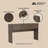 Console Table In Walnut Brown-356975901