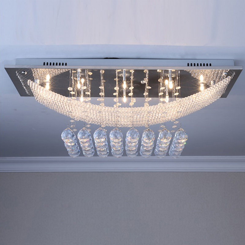 Lustre à niveaux unique à 8 lumières Battaglia