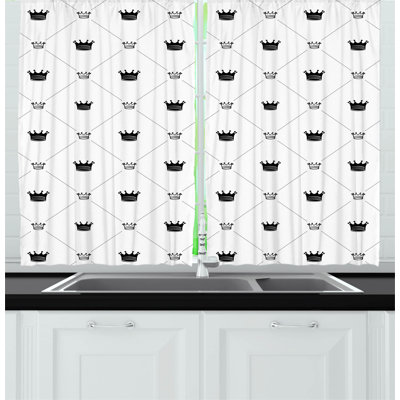 Pointed Kitchen Curtain