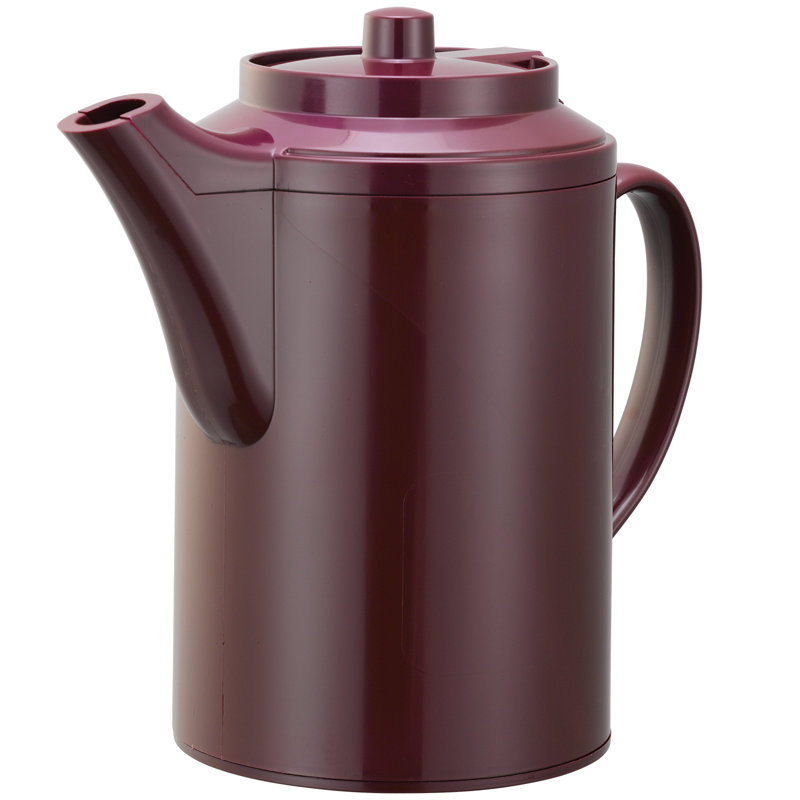 Plastic 16oz Teapot, Burgandy