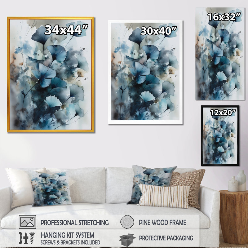 Traduction libre sur toile de Roddam, H 32 po x l 24 po x P 1 po, Cadre flottant noir