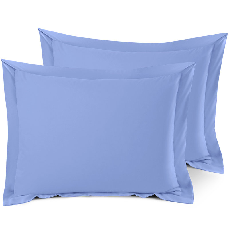 Taie décorative 100% polyester , Bleu apaisant, 20 po x 36 po