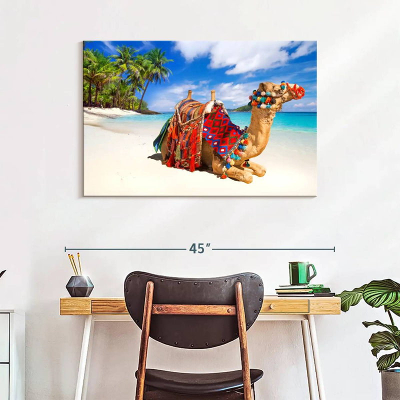 Beach Camel, 26" H x 39" W