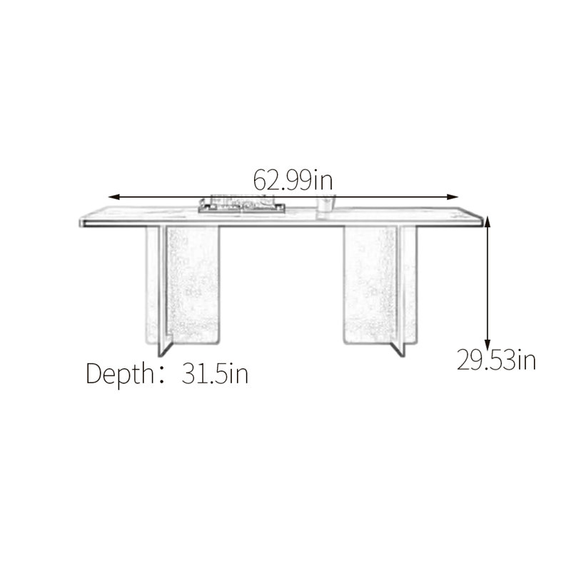 Gomer, 29.53"H x 62.99"L x 31.5"W
