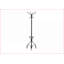 Coat Rack with 12 Hooks &amp; Umbrella Holder, 70"H Black Metal Transitional | Black | Metal