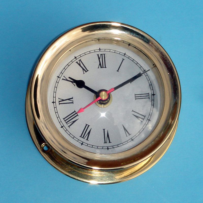 Vintage Solid Brass Chelsea Seth Thomas Corsair Style Gimbal Mariner Ship Clock Vintage Solid Brass Chelsea Seth Thomas Corsair Style Gimbal Mariner Ship Clock