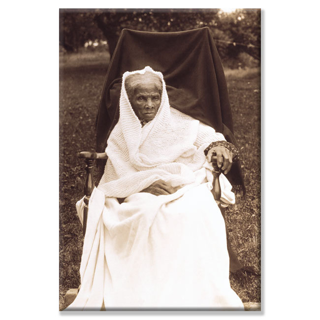 « harriet tubman portrait », reproduction de photo sur toile enveloppée, H 24 po x l 16 po