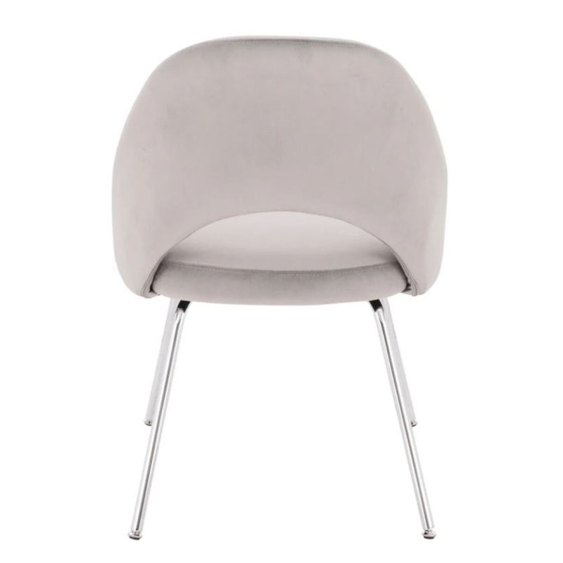 Sandy Chrome Chair, Gray, 2