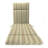 72" x 22" Outdoor Chaise Lounge Cushion with Ties and Loop-1239056416
