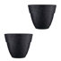 Jardinière 22,25 po, finition fougère, paquet de 2