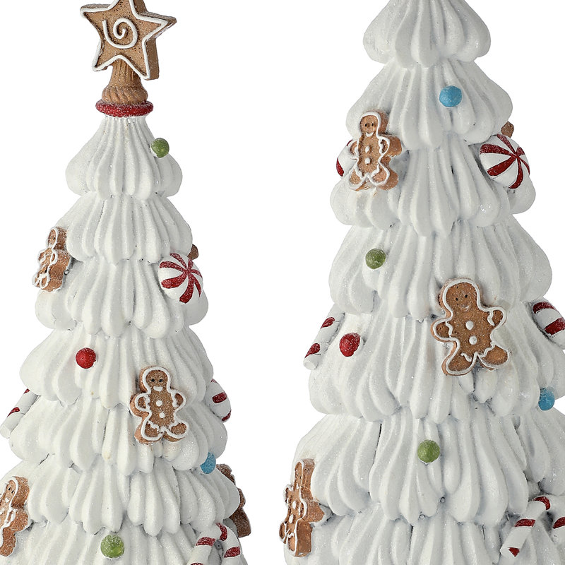 Ensemble de 2 arbres en résine