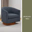 Chaise pivotante en tissu Mist-1237964740