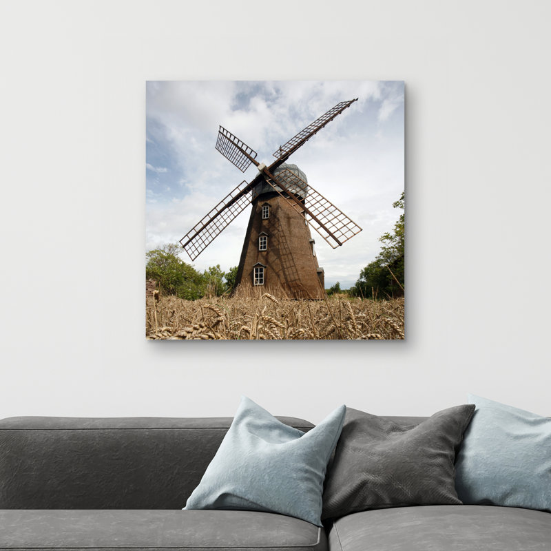 Windmill - 32"x32" art on canvas