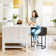 27" H Counter Height Bar Stools Set Of 2, Modern Barrel Counter Stools With Backrest And Arms, Metal Frames, Linen Fabric Upholstered Accent Barstools For Kitchen Island