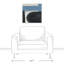 Formes abstraites bleues - peinture sur toile-392717157-392717154