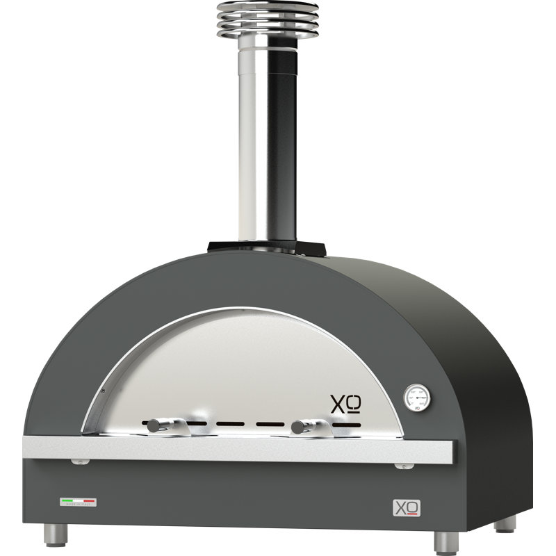 40in Wood Fired Pizza Oven Carbone (black), Black