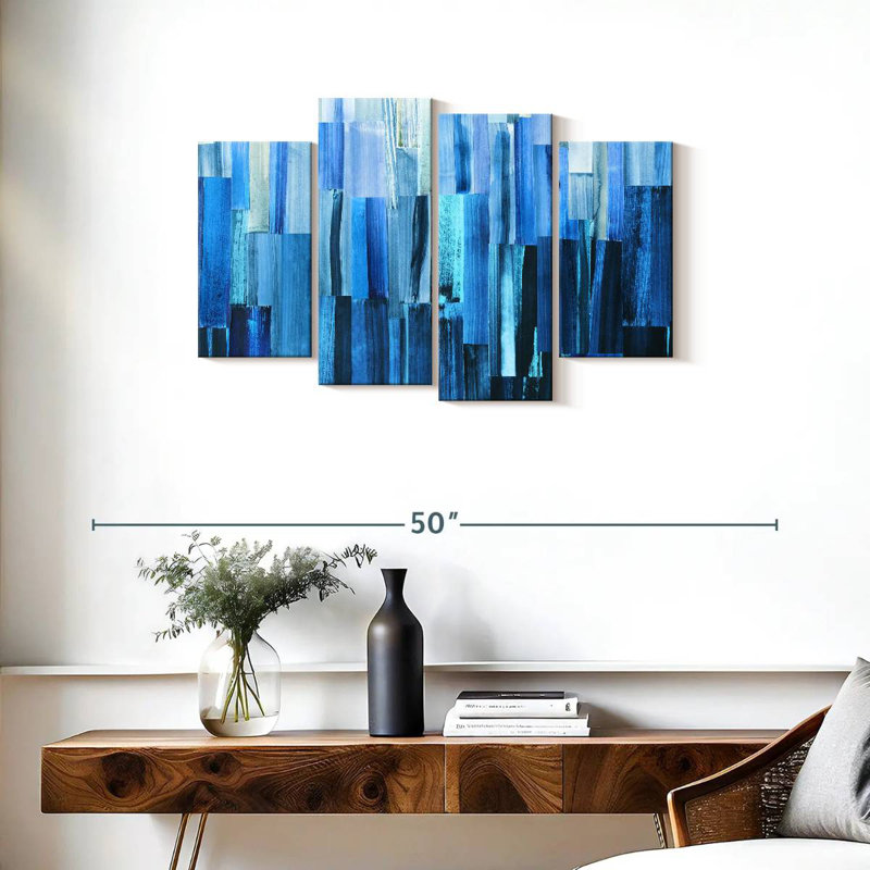 Avery Icy Blue Layers, 22" H x 36" W