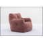 Fauteuil à billes en tissu confortable pour une détente ultime et un décor élégant