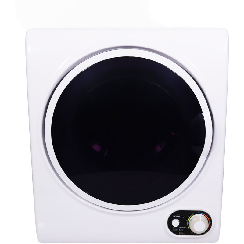 Urban Living 1,5-cu. Sécheuse électrique compacte, petite sécheuse portative pour petits espaces et blanc