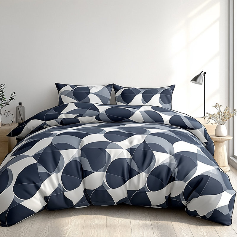 Nordic Style Abstract Geometric Pattern Duvet
