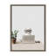  Sylvie I’M Cathy, I Work In Accounting Framed Canvas By The Creative Bunch Studio 18X24 Grey