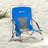 Set of 2 Backpack Beach Chair, Folding Beach Chairs with Mesh Back, Carry Bag and Cup Holder, Lightweight and Portable for Outdoor Camping Lawn Sports Picnic,-1879659362