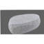 Table basse ovale blanche