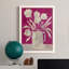 Fuchsia Arrangement II - peinture sur toile encadrée-1416498949-1416498953