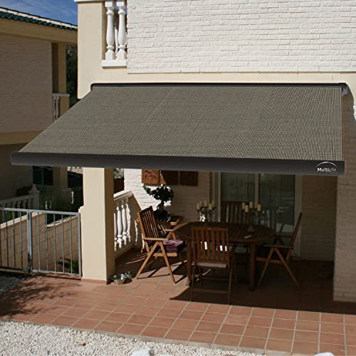 Multiple Awning Motorized Retractable, Avena, 16.5" H x 15.5" W x 174" D, Left