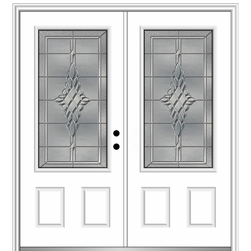 Porte d'entrée avant en fibre de verre Grace, Ouverture vers la gauche