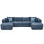 Canapé modulaire modulaire de 135,4 po-1600999197