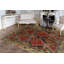 Tapis rouge semi-antique Kaz