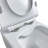 Nebula Dual-Flush Water Elongated Wall-Mount Toilet-39076356