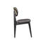 Chaise d'appoint en bois massif Stutz