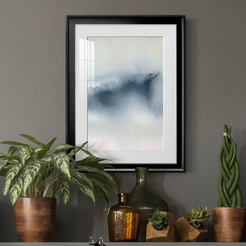 Summer Rain I - peinture encadrée, Noir, H 18,5 po x l 24,5 po x P 1,5 po