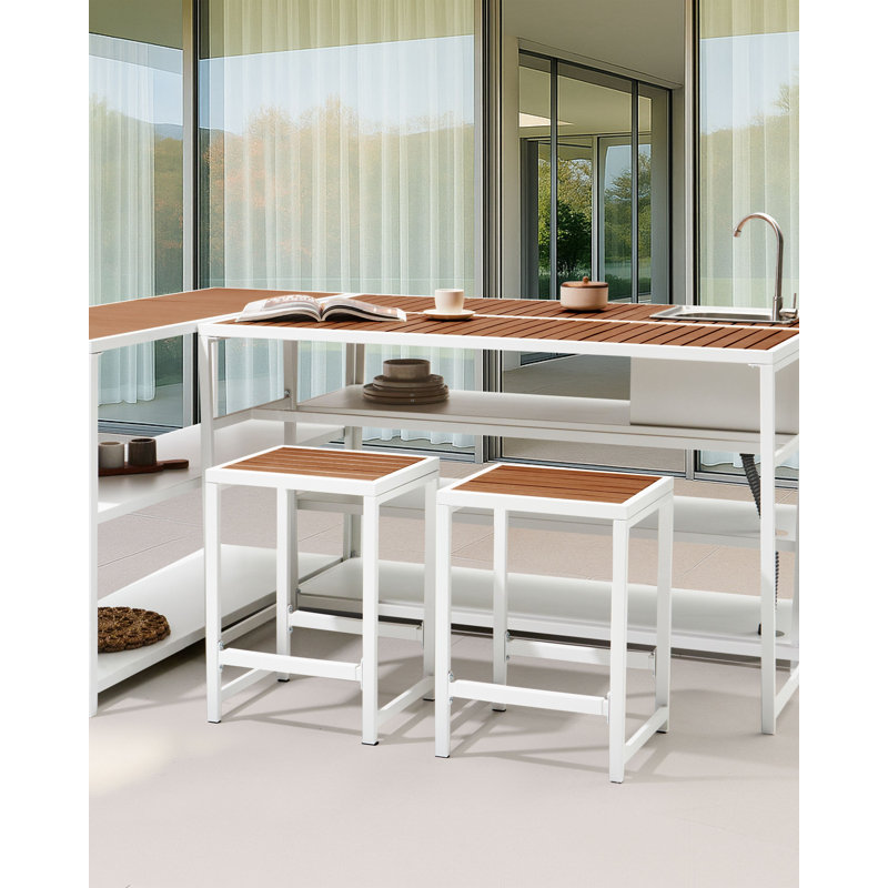 Metal Outdoor 61cm Counter Stool