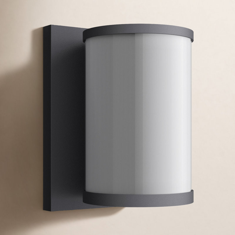 Applique murale en aluminium Kris, H 9,75 po x l 6,75 po x P 6,75 po, 18