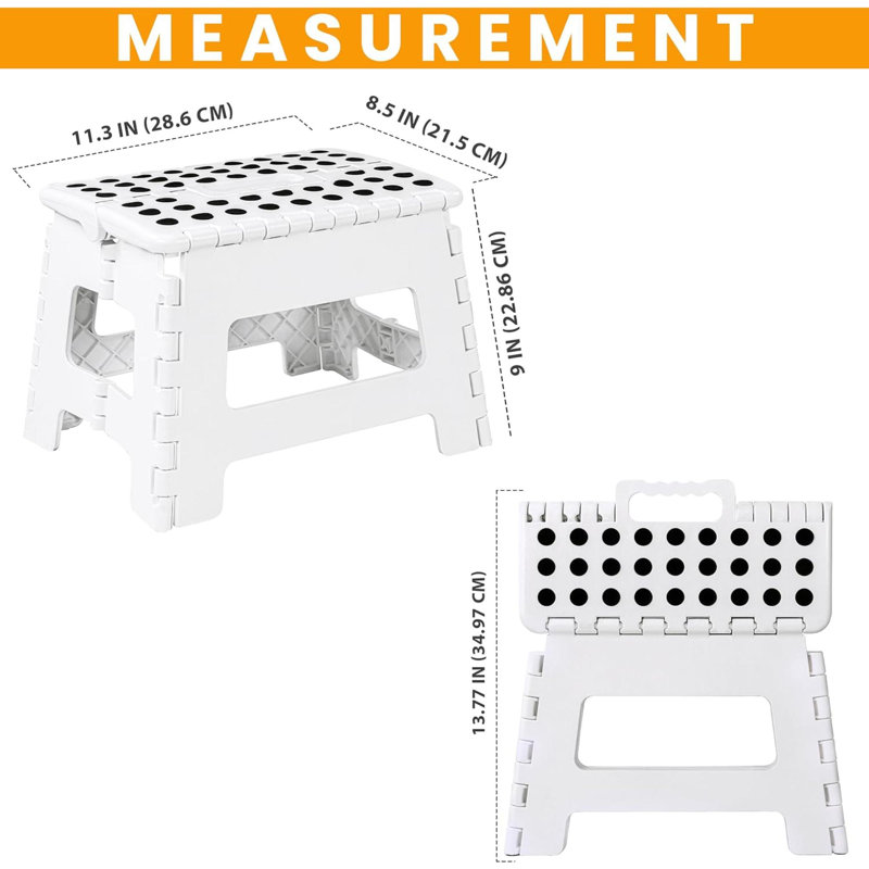 Tabouret d'appoint Alisande, Blanc