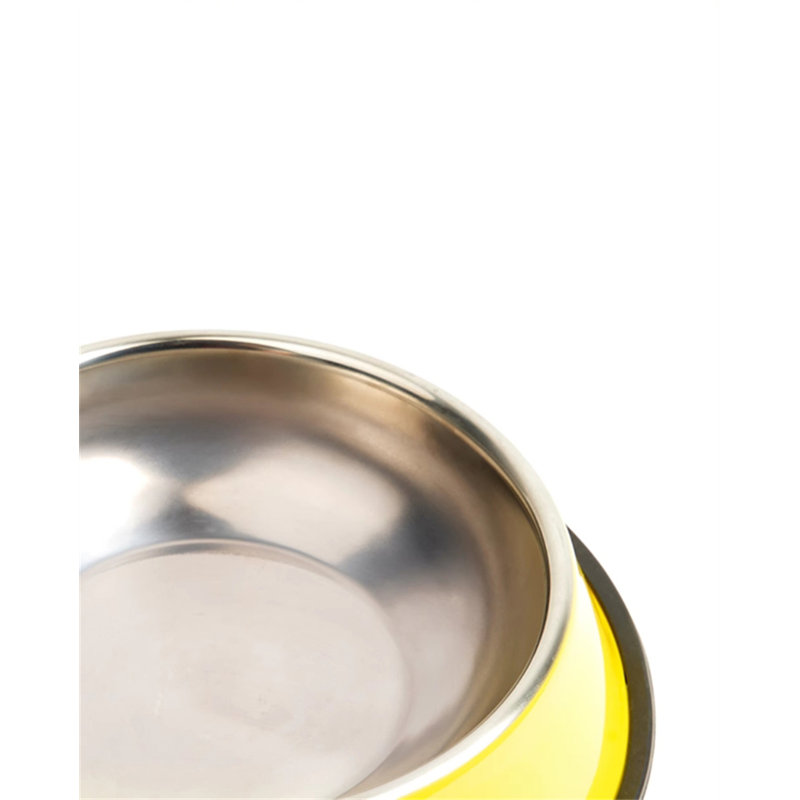 Bol pour chien en acier inoxydable, paquet simple, Petit (1,96 pi)
