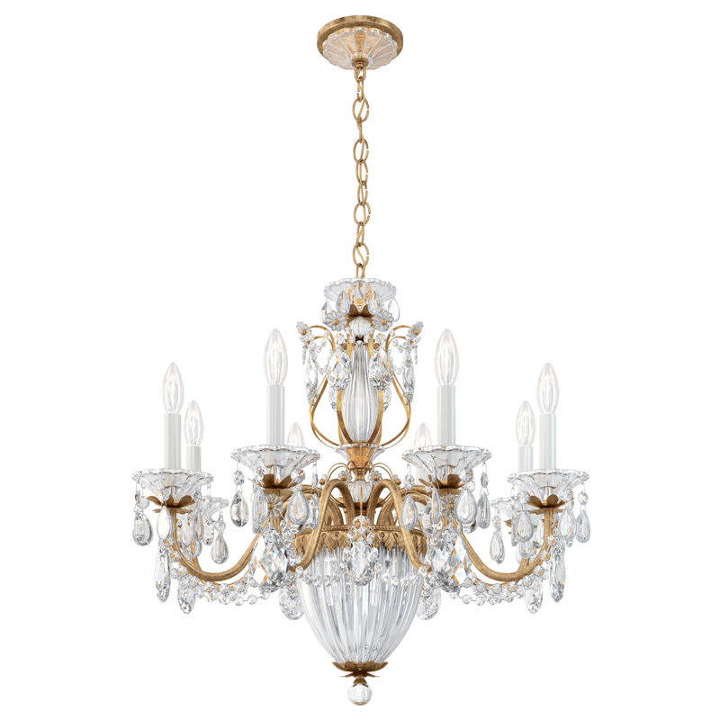 Bagatelle 11 - Light Chandelier, Heirloom Gold, Spectra Crystal Clear