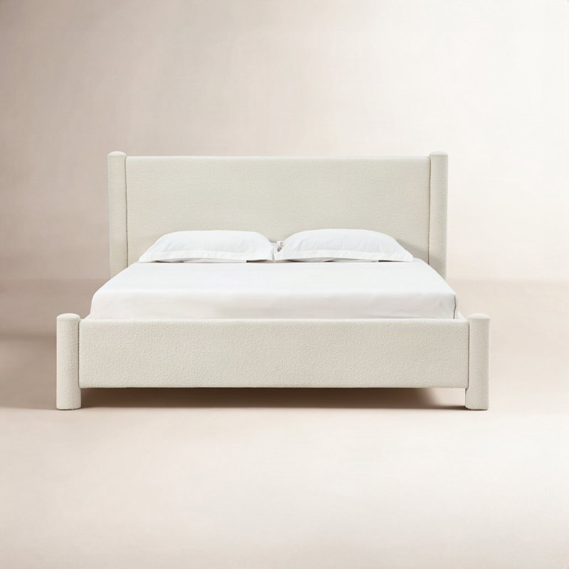 Asel Upholstered Platform Bed, Queen