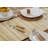 Striped 100% Cotton Table Runner