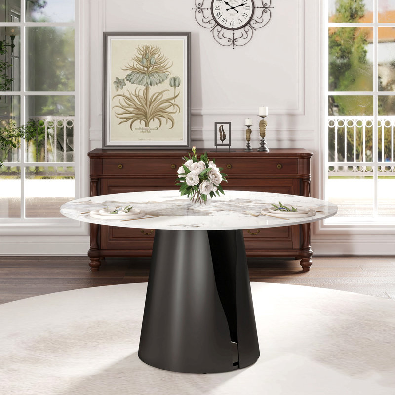 Table de salle à manger Modern, H 29,53 po x L 53,15 po x l 53,15 po