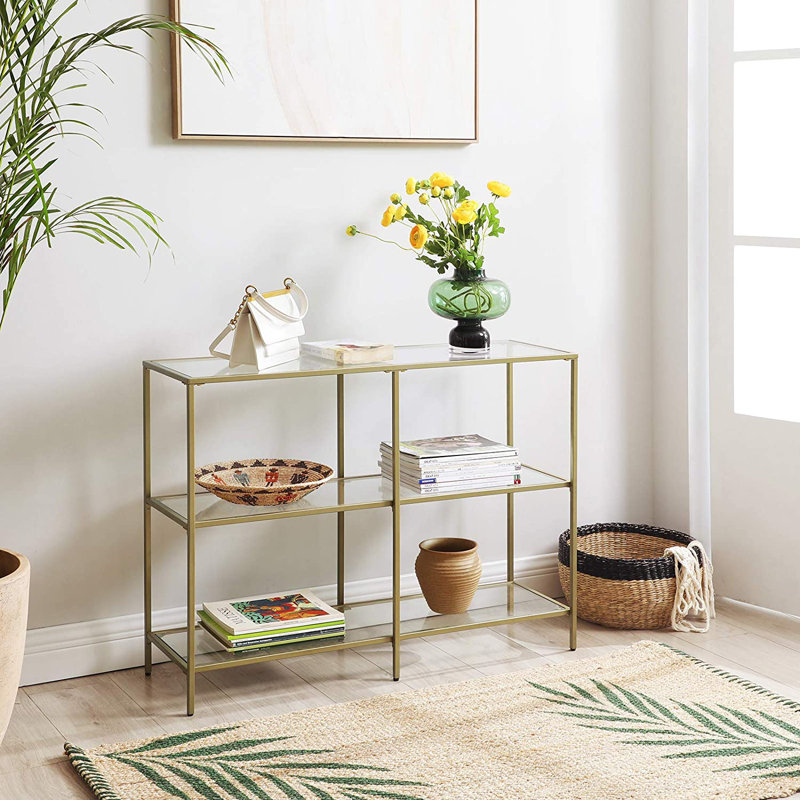 Kylie 100cm Console Table, Gold