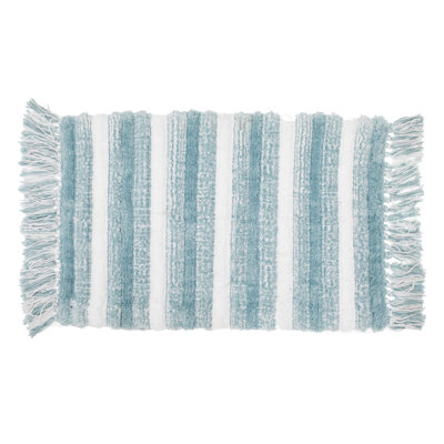 Sipple Cotton Blend Non-Slip Bath Rug