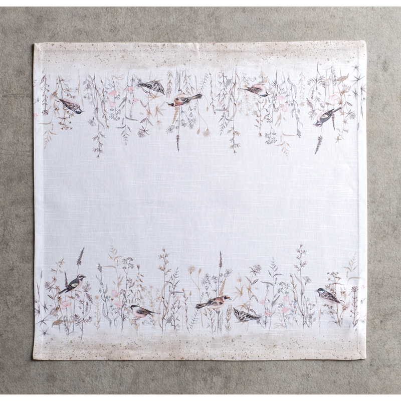 Cotton Floral Square Napkin