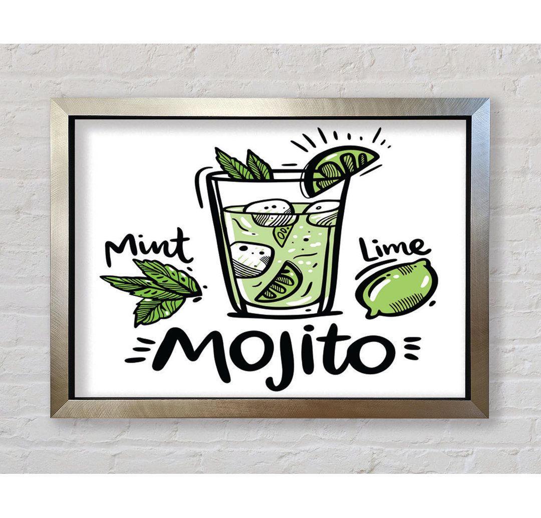 Drinks Mojito Summer - Einzelne Bilderrahmen Kunstdrucke