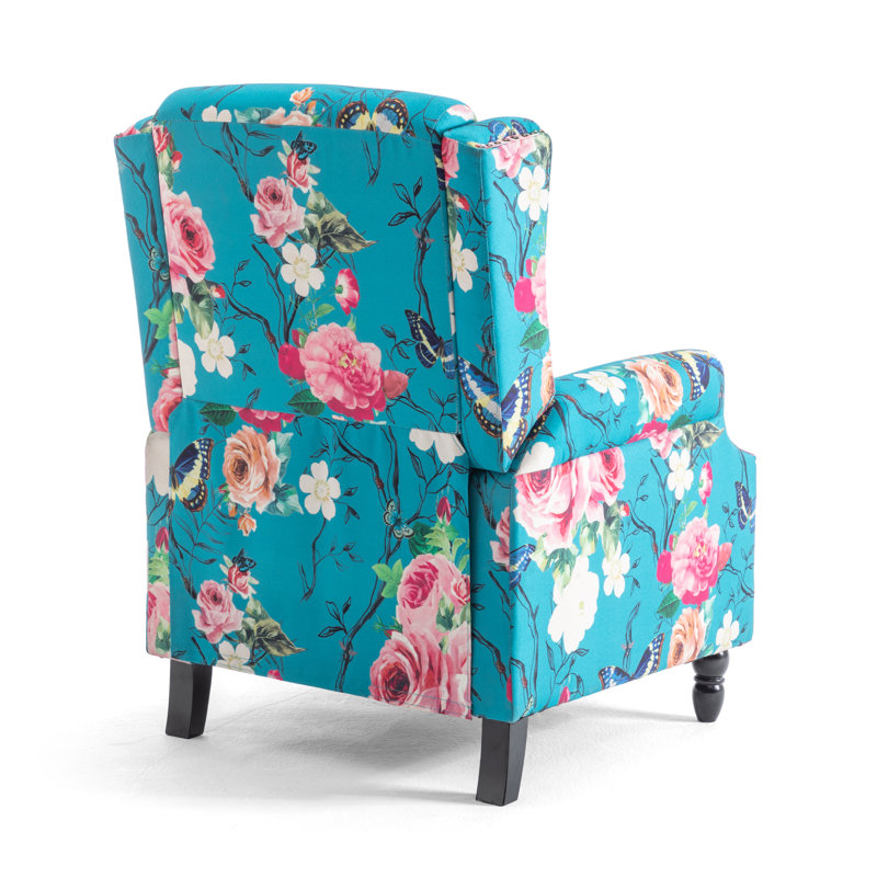 29.13cm Wide Standard Recliner, Blue Peacock