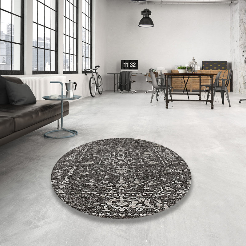 Masum Oriental Indoor Rug, Round 4'