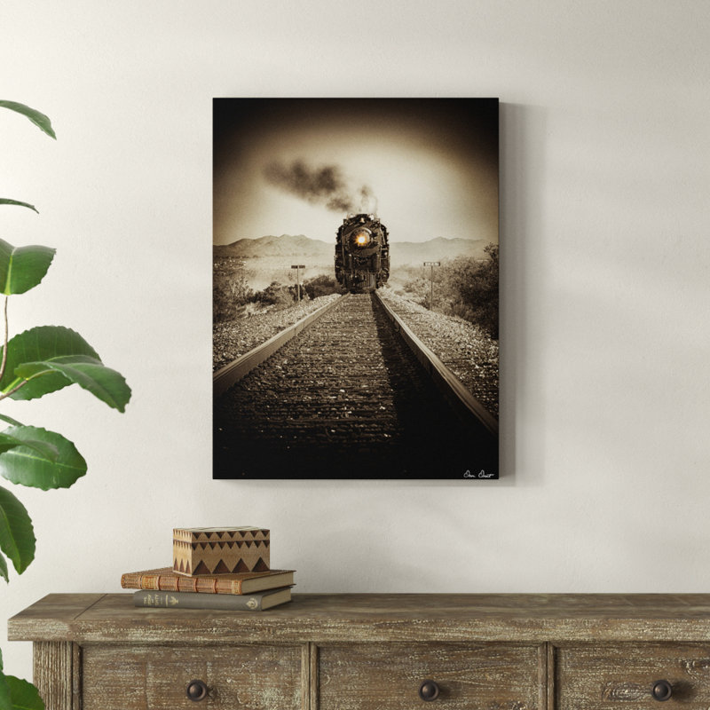 Train Train II par David Drost - reproduction de photo sur toile, H 32 po x l 24 po x P 2 po